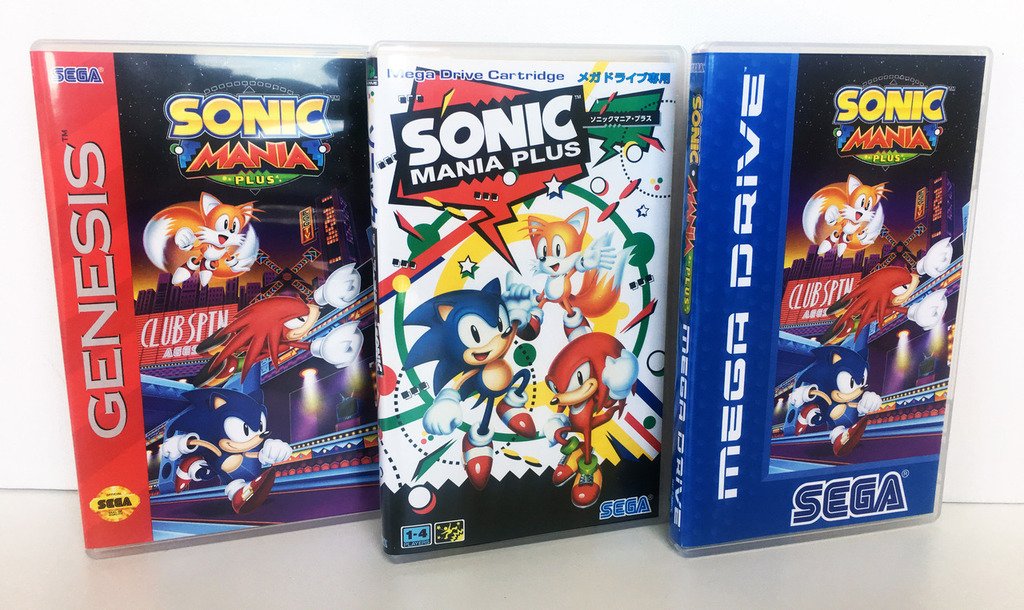 Sonic Mania Plus has reversible Sega Genesis, Mega Drive covers - Polygon