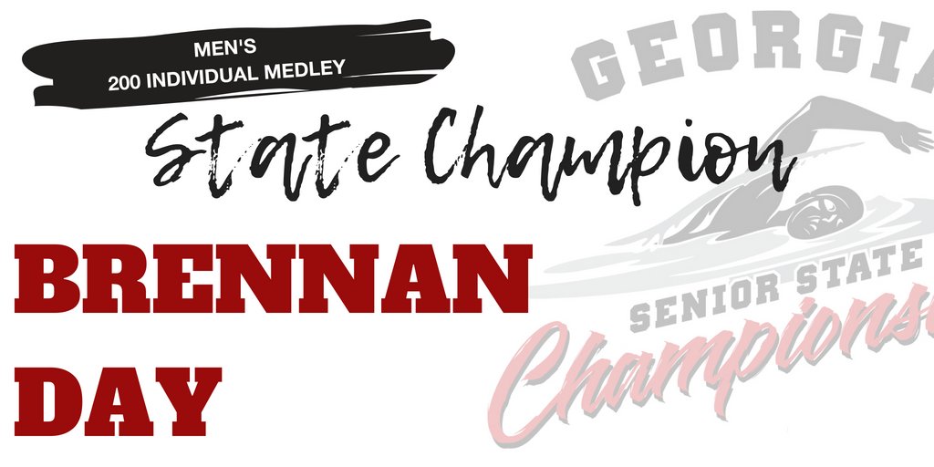 GA_Swimming's tweet photo. Men's 200 IM
🥇Brennan Day (UN) 2:06.66
🥈Mike Jeschke (ASL) 2:08.65
🥉Liam Bell (USAC) 2:08.75
#GAstatechamps https://t.co/4FnSuSquGs