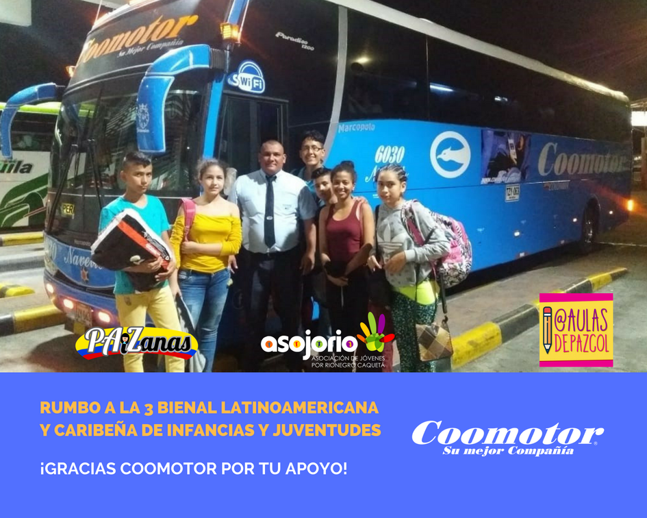 PAiZanas's tweet photo. Mañana las y los @jovenesrionegro estarán arribando a Pereira, transportados por @COOMOTORC, desde ahí continuarán a Manizales para participar en @Bienal_Infancia. ¡Muchas #GraciasCoomotor por su apoyo!
#3BienalInfancia #AulasRíoPaz #FestivalRíoPaz
#BrigadaDigital #AulasDePazCol https://t.co/Y5BzjOcQuR