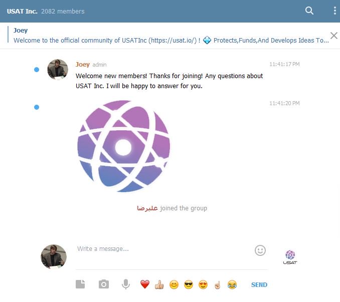 USAT_Inc's tweet photo. We just reached 2k #Telegram group members! Join our incredibly fast growing community today! https://t.co/sA9dO7X1O5 Also make sure to visit our website to learn more about us. https://t.co/ofpwJhzZEP #RenewableEnergy #cryptotwitter #cryptocurrency #DMAC https://t.co/QtmC5HASme