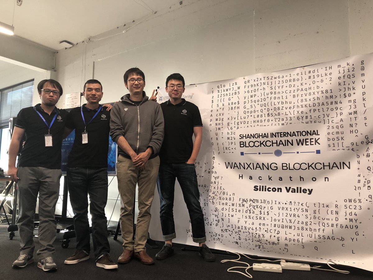 BlockFishIO's tweet image. WanXiang &amp;amp; InnoSpring Blockchain Hackathon 2nd place. Well done Blockfish!