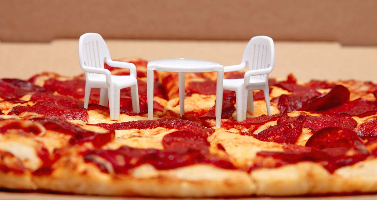 lostateminor's tweet photo. There are now tiny chairs next to the tiny table that comes with your pizza - - https://t.co/8WiCPx3lun - #BostonPizza #JohnSt #NewDesign https://t.co/0agnMtZC3C