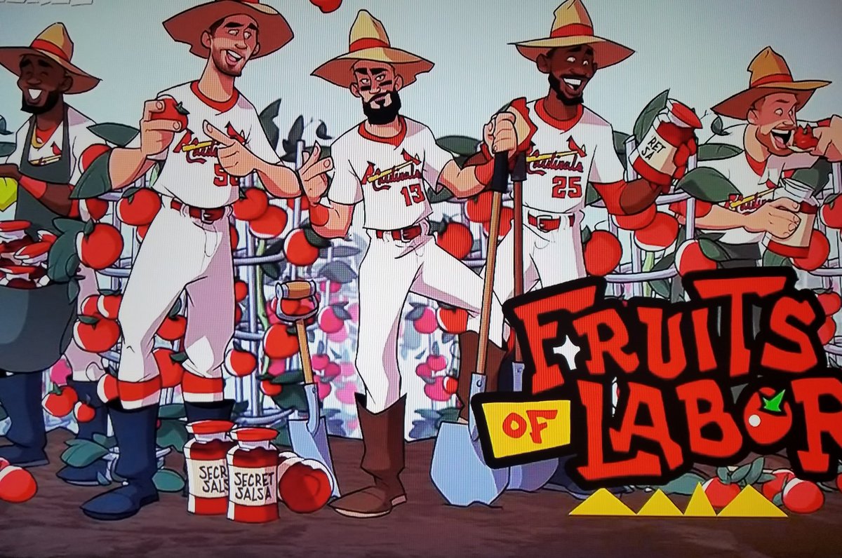 Cardinals105282's tweet photo. @MattCarp13 & @UncleCharlie50 #SecretSalsa #MAGIGSALSA
#STLCards go for #Sweep of the WindyCity #sCrUBS on @espn https://t.co/xMXWzZjkvz