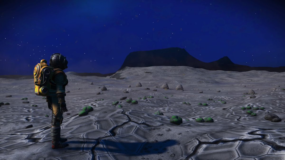 NMSarchaeology's tweet photo. On 6 May 2018 I wrote about the ghost world of Abundance (@himshieland): https://t.co/XCruQ78fFo. This is what Abundance looks like now (29 July 2018). #LegacyHub #GalacticHub #NMSAS #NoMansSky https://t.co/eOF1tfXIWF