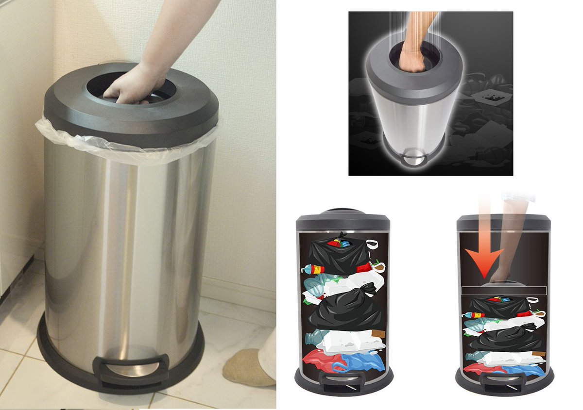 サンコーレアモノショップ公式 汚物は圧縮だぁ ゴンビニ弁当やカップラーメンなどの容器ゴミって結構かさばるんですよね そんな時は この圧縮ゴミ箱で ぎゅーーん っと潰してしまえば コンパクトにスクラップ可能 ただし 消毒はできませんので サンコーレアモノショップ公式 汚物は圧縮だぁ ゴンビニ弁当やカップラーメンなどの容器ゴミって結構かさばるんですよね そんな時は この圧縮ゴミ箱で ぎゅーーん っと潰してしまえば コンパクトにスクラップ可能 ただし 消毒はできませんので