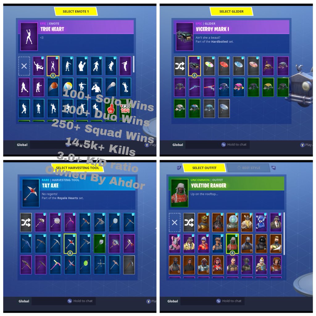 Stats On Photo 
400+ Wins
14k+ Kills
Yuletide Ranger And Tat Axe
60$ PayPal 
#fortnite⁠ ⁠ #fortniteaccounts #FortniteBlockbuster #Fortnite1st 
@Mighty_RTs @FatalRTs @ShoutRTs @FlyRts @SGH_RTs @FearRTs @rts_instant @TTurtles_RTs @LaZy_RTs @Rapid__RTs