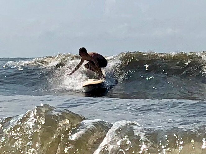 JamesSmithSC's tweet photo. Smith Family surfs together! Our next First Lady @kirklandtsmith loves SC’s coast! #SurfFolly #LoveSC #FamilyMatters #FamilyFun #BlackMagicCafe #Smith4Gov #SmithNorrell #NewLeadership https://t.co/PZj6Pfdxyz