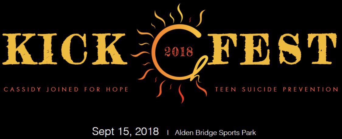Kick Fest Team Registration is OPEN!!!!
Go to cassidyjoinedforhope.com/kick-fest for all details. Don’t wait! Entry deadline is September 1st!!!!