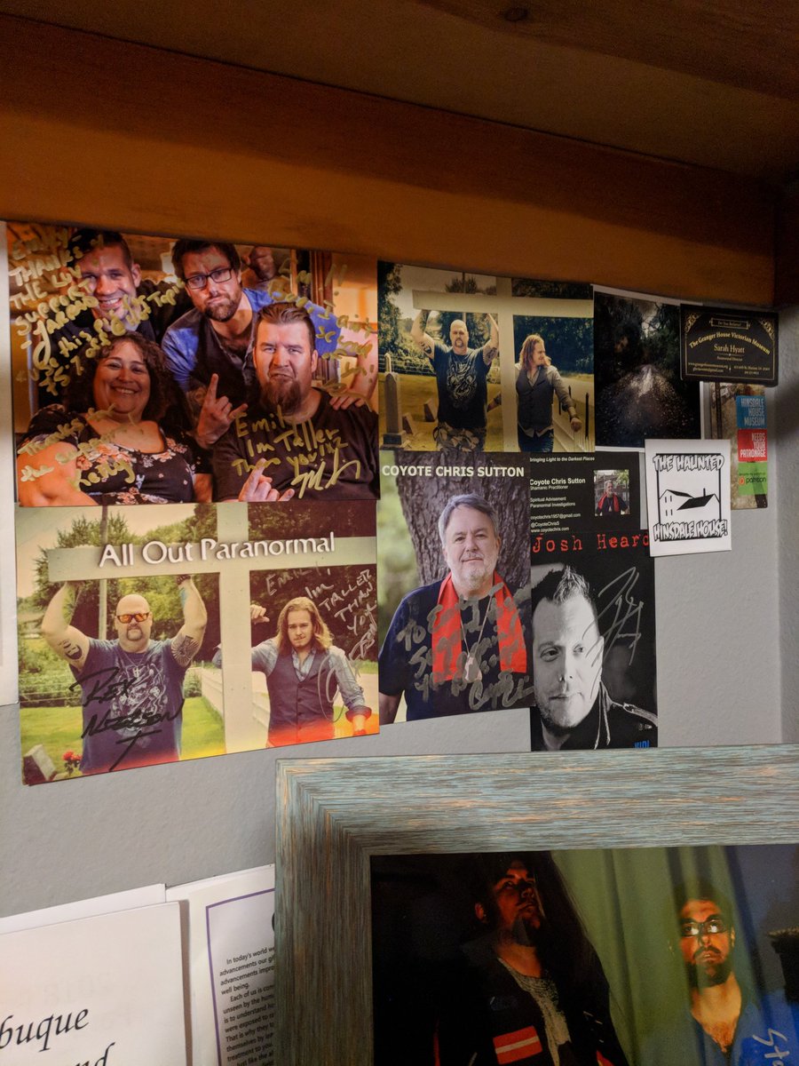 eclary99's tweet photo. I have added more to my Expo/Paranormal wall👻  thanks to everyone who made it a blast! https://t.co/ZJNpOwHqgo