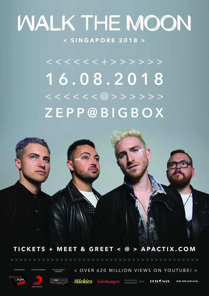 mtgh's tweet image. Singapore! @WALKTHEMOONband will be performing live at @zeppbigbox on 16 August, be sure to grab your tickets to the show from @APACTix! buff.ly/2st0D9G @p2m_concepts