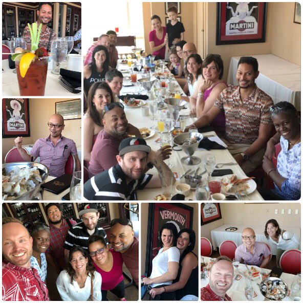 Friends brunching <a href="/SaltysSeafood/">Salty's Seafood</a> #lovethestaff we had too much fun!! Thanks #GM  #laura We are happy and present #businessowner #pdxsantebar #studentoflaw #present #vryunq