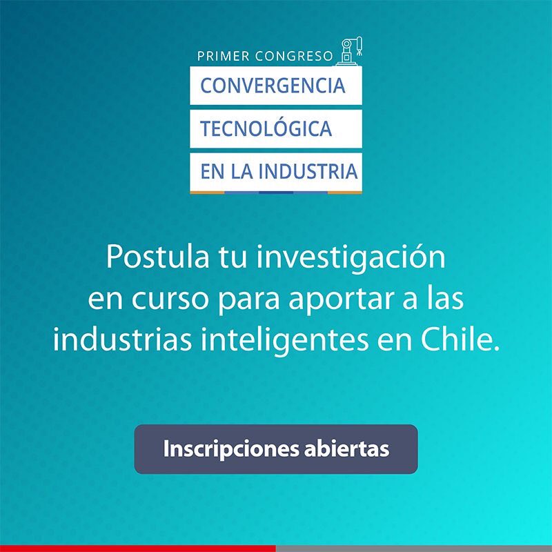 INACAP_CONCE's tweet image. Postula tu ponencia y se parte del Primer Congreso de Convergencia Tecnológica en la Industria organizado por la Universidad INACAP Sede Concepción - Talcahuano lnkd.in/ggNuVDM