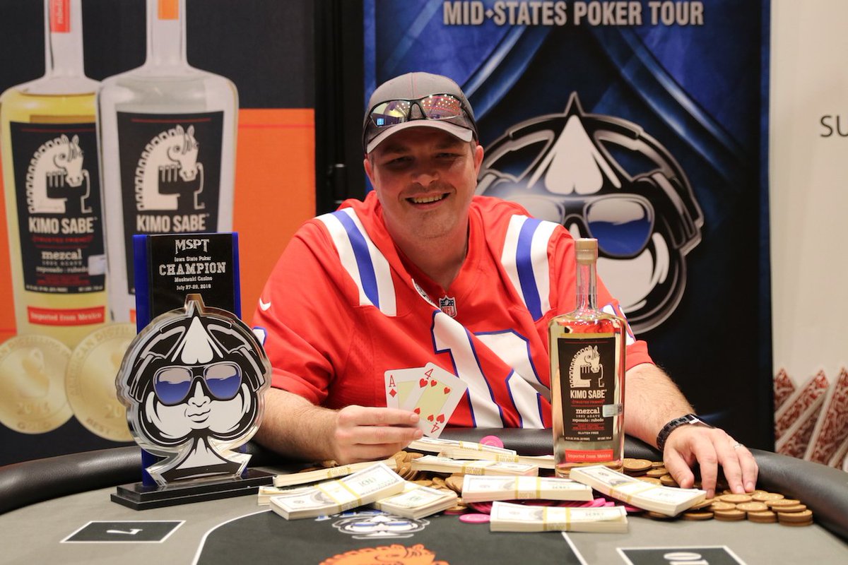 msptpoker's tweet image. Congratulations to Minnesota’s Brian Soja @mnpatsfanpoker) on winning the 2018 MSPT Iowa State Poker Championship at @MeskwakiCasino for $94,568!

msptpoker.com/Pages/LiveRepo…
