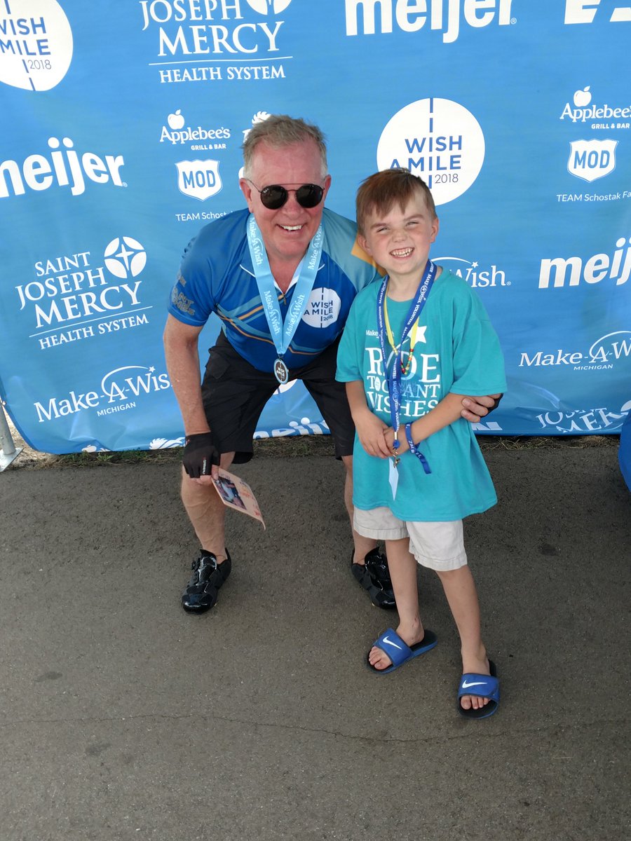 Finished! $5k raised today was long buy in the flow.  This little guy was standing in for his brother Zachary who is a Make A Wish.  To all who contributed thank you!!!