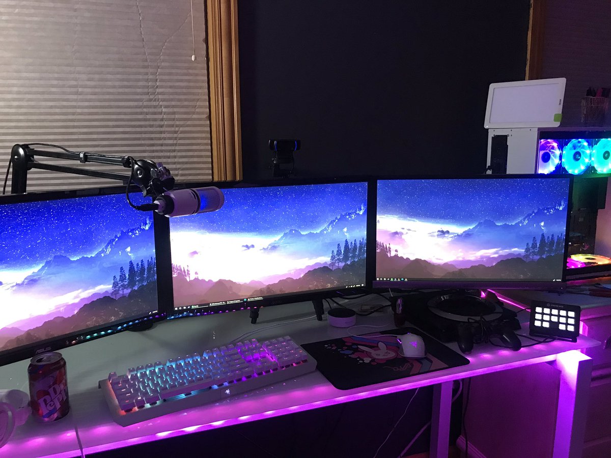 led strip under desk