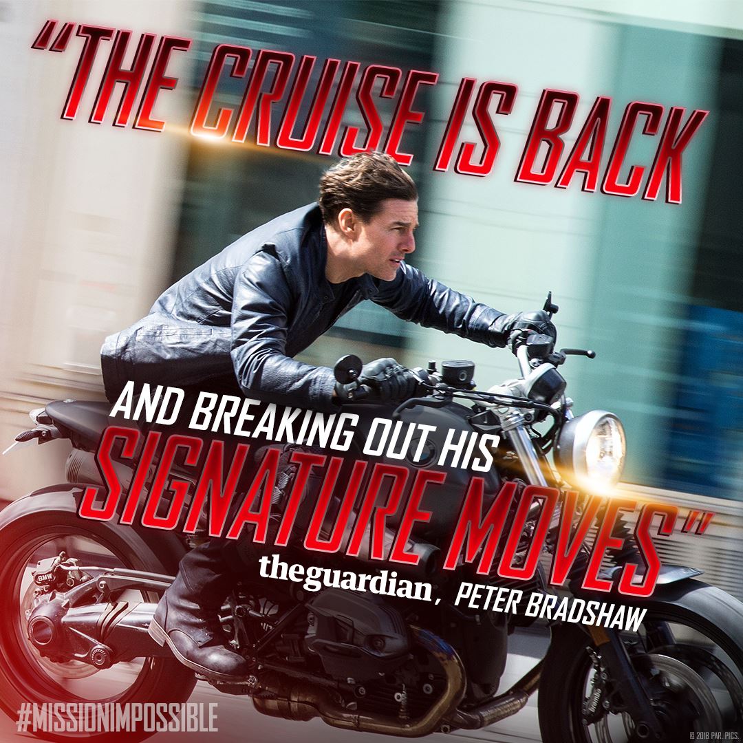 WMCinemas's tweet photo. Don't miss the return of the legend. Watch @TomCruise in #MissionImpossible Fallout, now showing at #WMCinemas! https://t.co/KeL0R7IXxt