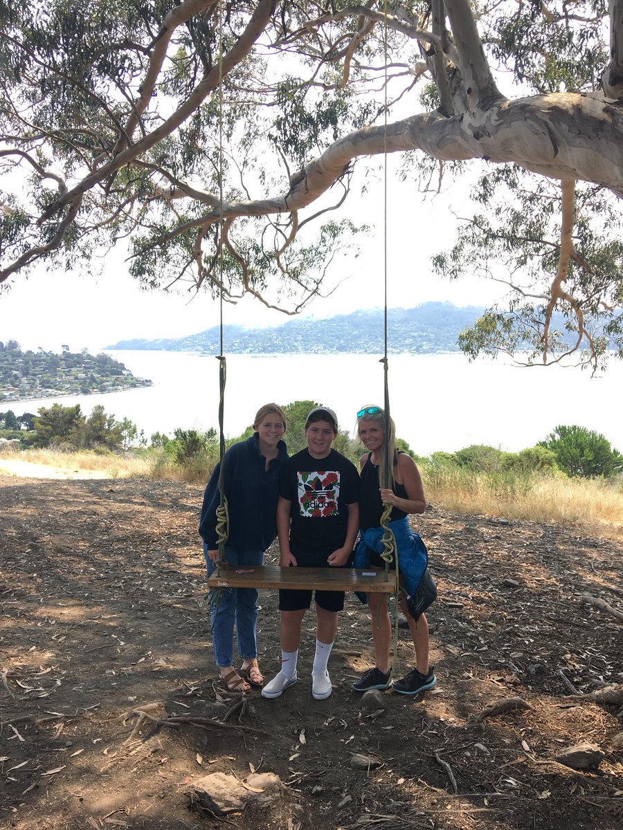 Swinging through the weekend with 2 of my 3 adventurous teens;)