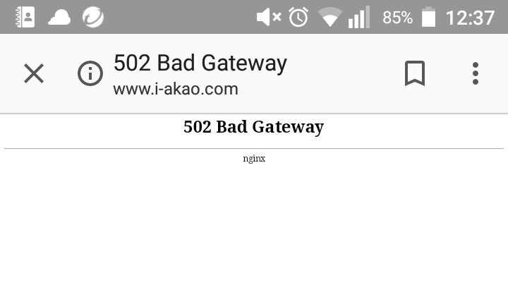 excellent_liner's tweet image. 何かと話題になってる。ホテルニューアカオにアクセスした結果。
#ホテルニューアカオ #台風12号 #502error