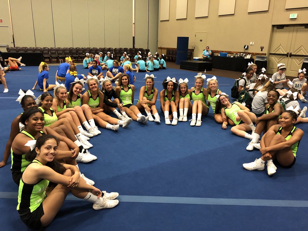We had a blast at Kalahari for cheer camp! Avondale cheer grew closer as a team, learned many new stunts, and had fun in the water park. Not only was this a learning experience, but a bonding experience for us all!💜💛 #FTS