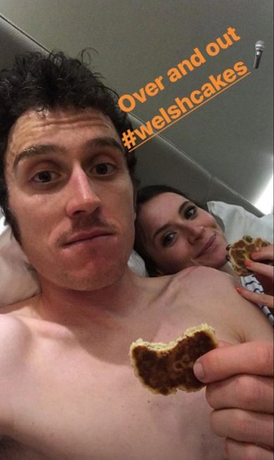 HeartWales's tweet photo. Geraint Thomas' instagram this morning 👌🏴󠁧󠁢󠁷󠁬󠁳󠁿 https://t.co/IOjdGA3XnQ
