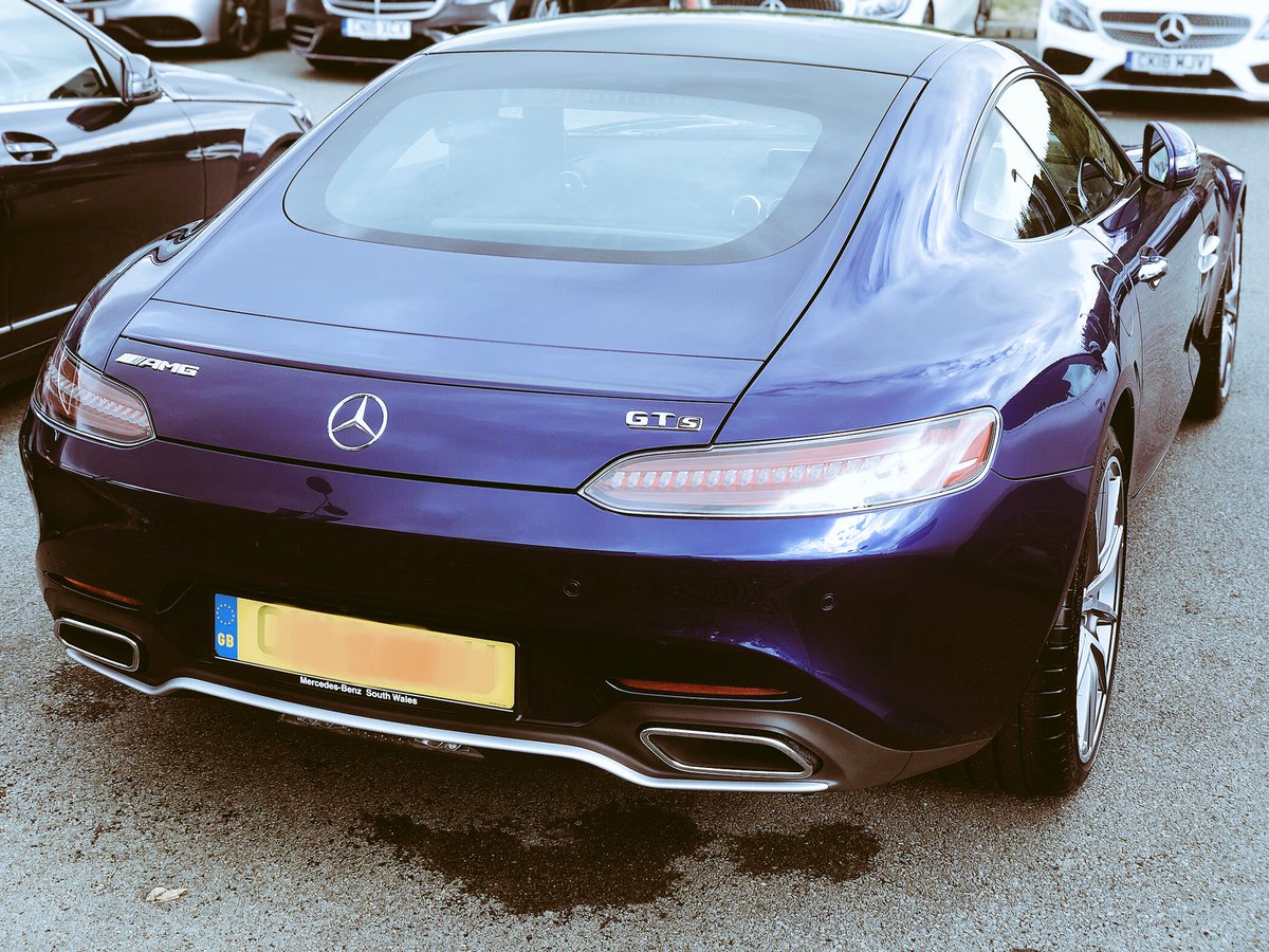 VIPmerc's tweet photo. New AMG GTS Coupe this morning before we deliver to its new owner in the Championship 💙💙💙 #Mercedes #amg #GTS #MercedesVIP #preseason https://t.co/Kc5crqAQMM