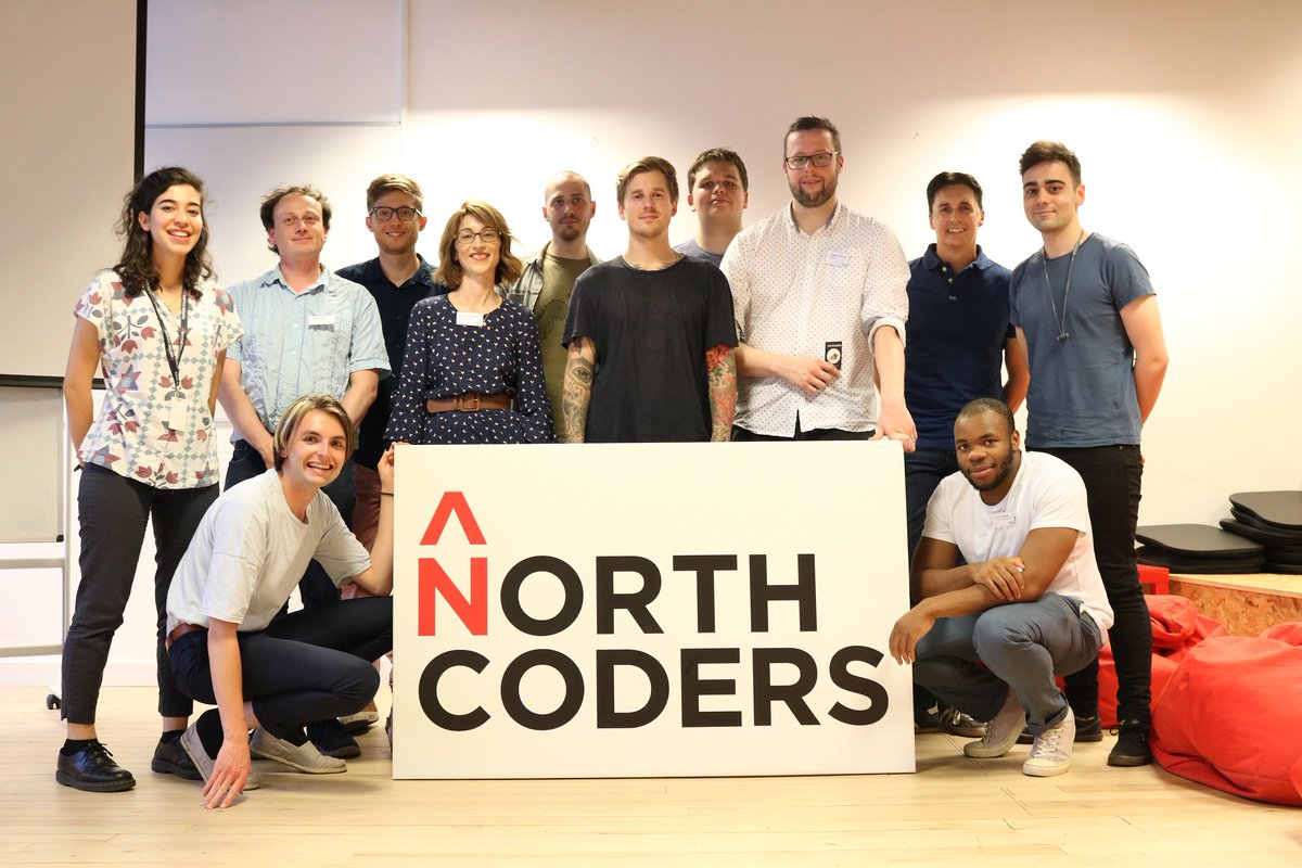 northcoders's tweet photo. We love this group photo of Friday's #DeveloperPathway graduates with their tutors, Anat and Jac π https://t.co/DjzmbQ9oJt