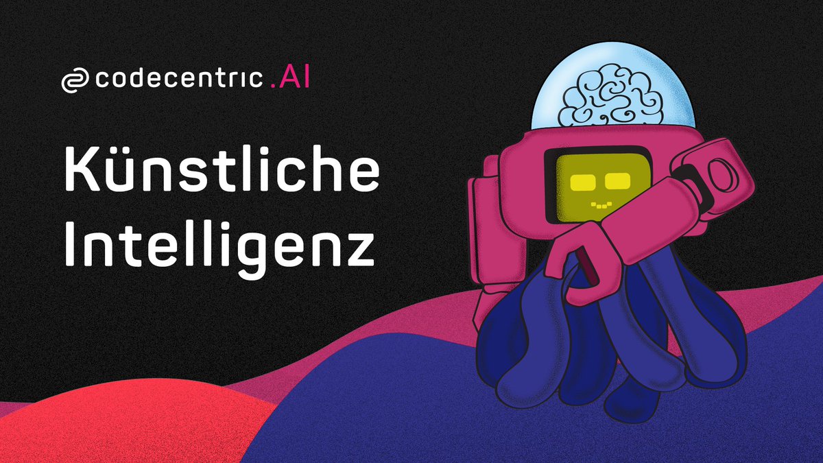 codecentric's tweet photo. 🤖🧠Was kann künstliche Intelligenz heute und was geht morgen?🤖🧠
Auf unserer neuen #codecentricAI-Seite erfahrt ihr alles, was ihr schon immer über #kuenstlicheIntelligenz wissen wolltet. https://t.co/pBZYo674dH https://t.co/WaDHv6QOAp