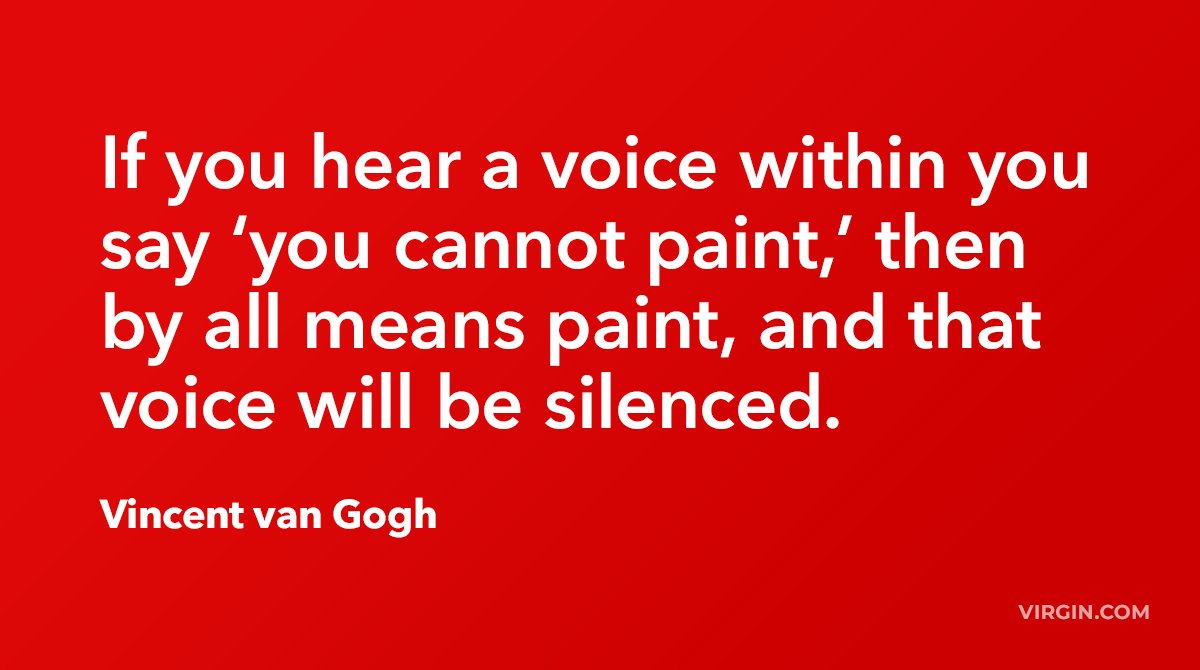 richardbranson's tweet image. My top 10 quotes on why creative matters: virg.in/3qU #MondayMotivation