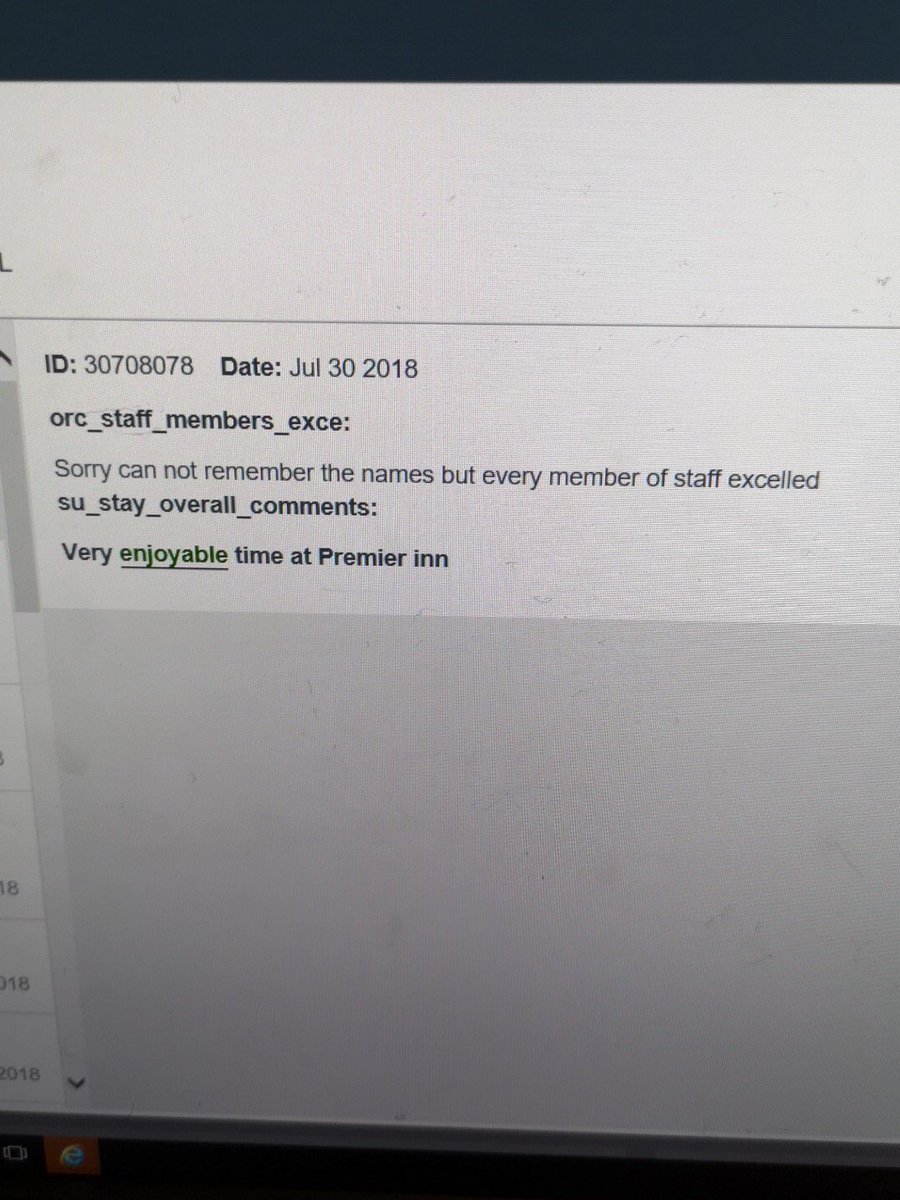 Another lovely comment from a guest on clarabridge . Also  guests commented yest on leaving how they stay in many PI's and Aberdare is by far the friendliest and their favourite one <a href="/BoxallMichelle/">Michelle Boxy</a> <a href="/SDEBDD/">simon ewins</a> #SummerOfService #number1opsteam