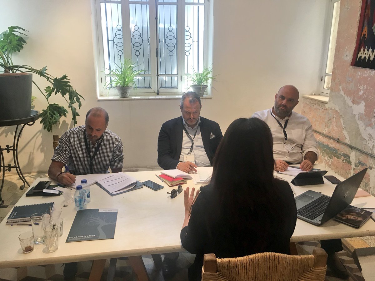 BeyondCapitalJo's tweet photo. 3rd and final round of interviews happening now! #entrepreneurs #Jordan #amman #startup #jo #entrepreneurship #investments #startuptoscaleup #BeyondCapitalESP https://t.co/ERl39xjL70
