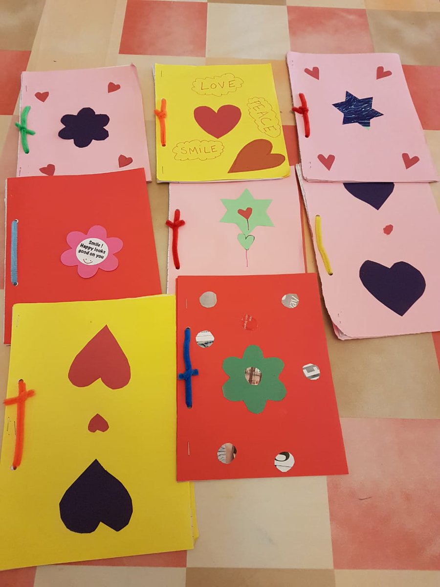 EcoWarriorsdxb's tweet photo. Eco Warriors reused leftover pages from old notebooks to create new ones for underprivileged children in rural schools in India. @khda
#upcycle #reducereuserecycle #8weekstreak https://t.co/f6coY6seu2