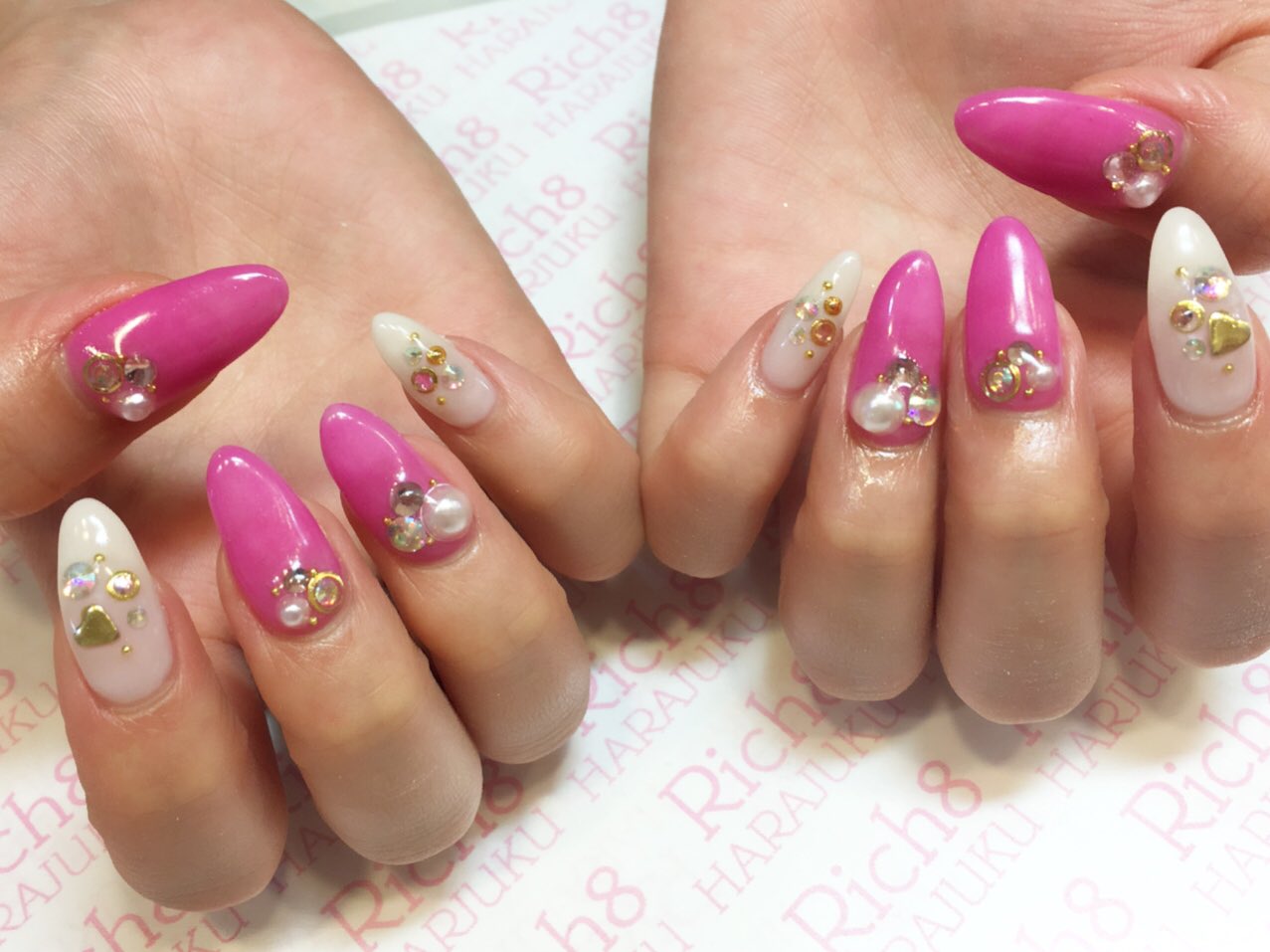 Rich8原宿店 ネイル まつげエクステ Sur Twitter キラキラピンクネイル 90分やり放題コース 6300円 Rich8 リッチエイト 原宿 竹下通り 表参道 原宿ネイルサロン 原宿マツエク 原宿まつ毛パーマ ネイルサロン かわいいネイル Harajuku Takeshita Japan