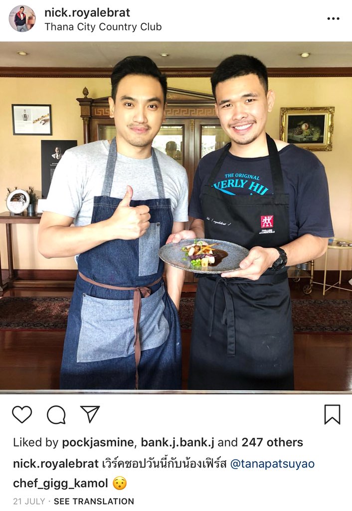 winterw25965476's tweet photo. รายการจบ เรื่องเรียนไม่จบ พี่หมอเรียนกับเชฟเมย์ พี่เฟิสเรียนกับเชฟนิค นั่ลล้าคค ชื่นชม👍🏻👍🏻 #masterchefthailand #masterchefthailandseason2 https://t.co/ppNTquGEwX