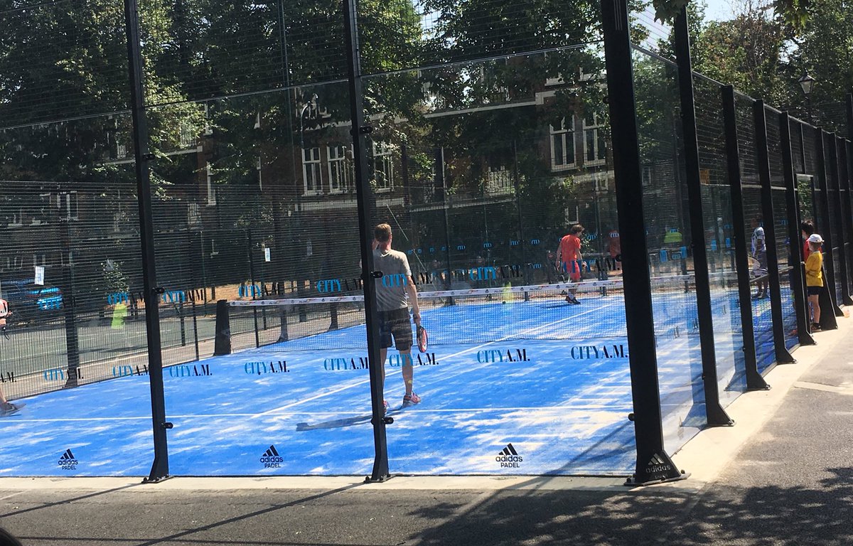 Fancy a go at the fastest growing sport around? 🎾👉🏻Try our new #padel court! Just £24 for members and £26 for non members #getinvolved #playlearncompete #bishopspark #padellife
