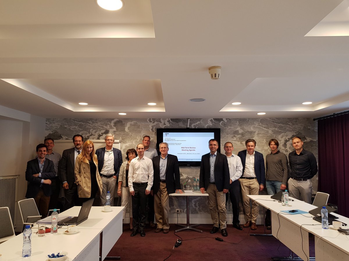 cinea_eu's tweet photo. Many of the particles emitted from direct injection engines are below 23nm: hard to measure, yet really dangerous for our health. #H2020transport project DownToTen is well on track to tackle this issue. INEA's Dr. Marina Kousoulidou attended its review meeting in June👇 https://t.co/xS0M8RErZq