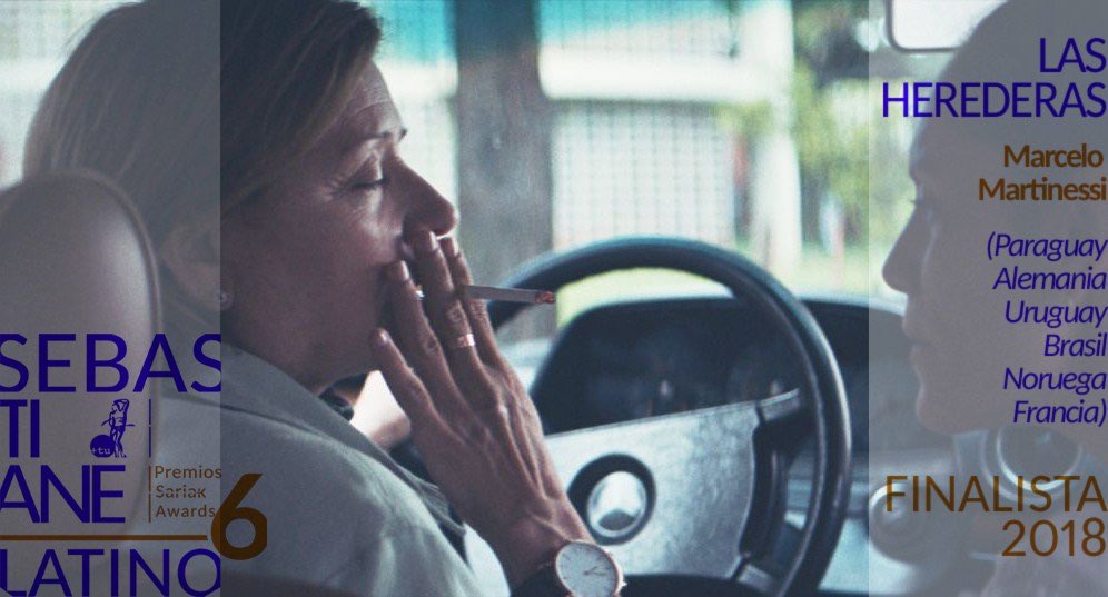 Otro finalista del Sebastiane LATINO a mejor film LGBT del año es la paraguaya <a href="/LasHerederas_py/">Las Herederas</a> de Marcelo @Martinessi. Dos mujeres maduras, en pareja, se enfrentan a problemas económicos que harán evolucionar a una de las protagonistas. Premiada en varios festivales.