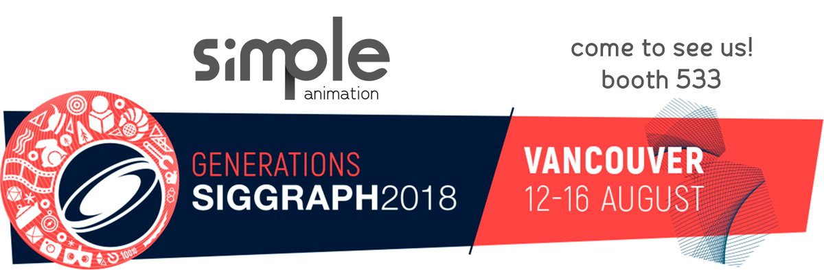 RenderfarmES's tweet photo. Simple Animation is coming back to @siggraph 2018. Don't miss the opportunity to discover how @Simpleanimat is transforming VFX and animation production with cloud-based animation-as-a-service. See you at booth 533 #SIGGRAPH2018 #SimpleAnimation https://t.co/nZ3GDZVXU0
