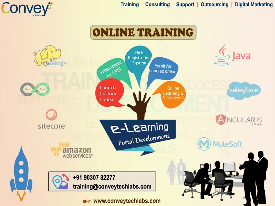 Conveytechlabs's tweet photo. #ConveyTechLabs is going to start #OnlineTraining on #HADOOP #Salesforce #Mulesoft #DevOps #ReactUs #Sitecore #JdEdwards #AngularJs #NodeJs #AWS #CognosTM1. Interested candidates kindly Mail US: training@conveytechlabs.com, lead@conveytechlabs.com or Contact US: +91 9030782277 https://t.co/xO2GiwXdFr