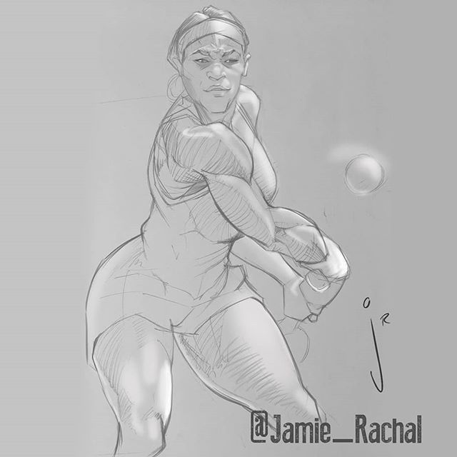 If you'd like to chat about inspiration, I'd love to start the conversation out with #Serena. 
@serenawilliams
#theotherlevel #noother #tennisart #blacktennis #alltime #sportsart #beautifulmuscle #pencilgrind
@olympiaohanian @alexisohanian ift.tt/2LuKltf