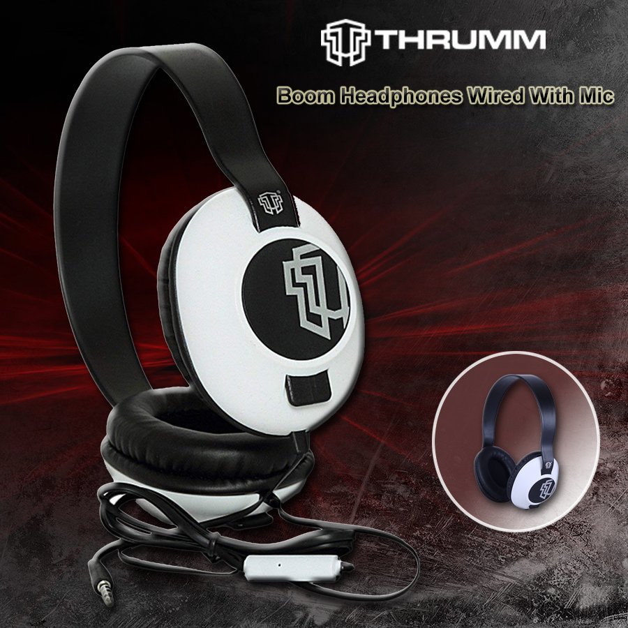 Thrumm_India's tweet photo. Thrumm Boom Headphones wired with MIC Over the Head
Click here to Buy: https://t.co/VTco4sAD8F
Available on Amazon and Flipkart
Cash on Delivery available. 
#thrumm #Amplifyyourcool
#amazon #flipkart
#headphones #headphonewithmic #gadgetalk #electronicsgadgets #followforfollow https://t.co/ckIsyPYnW9