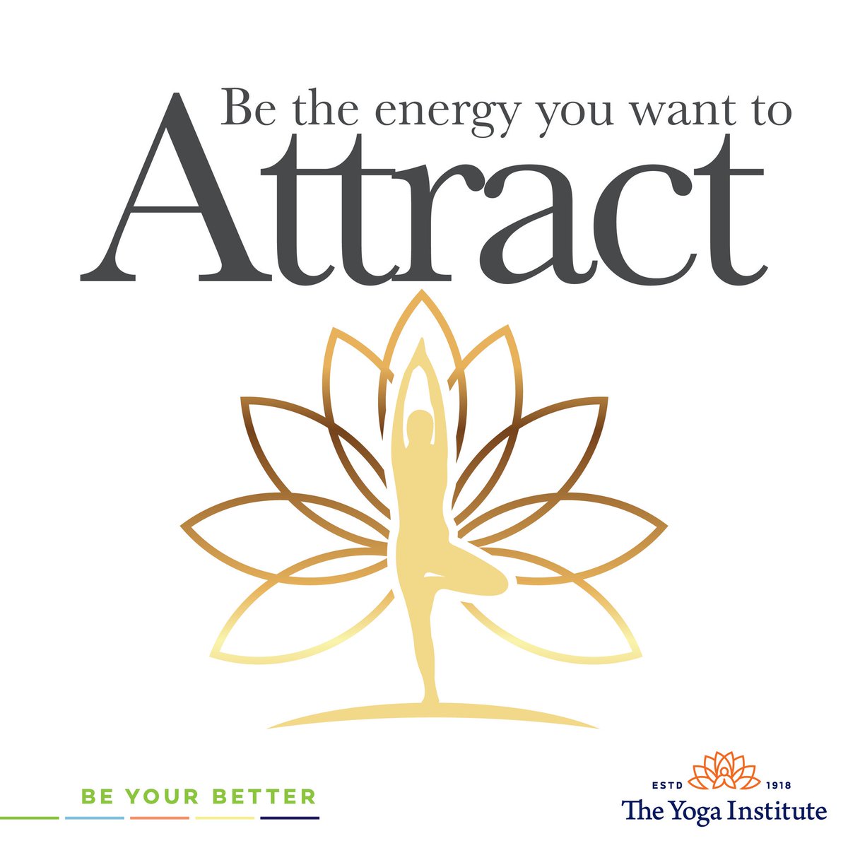 tyi_official's tweet photo. It's not a secret that we attract everything we think of or desire for. So doesn't it make sense to be the energy that we want to attract? #mondaymotivation #BeYourBetter #YogaForLife #YogaForAll #AncientScience #YogaStudent #YogaStudentForLife #YogaLife #YogaEveryday #Yoga https://t.co/zAo4j32EyC