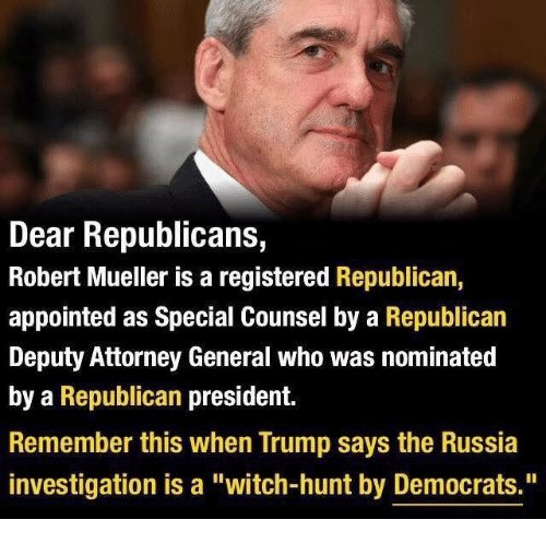 AfroMindset's tweet photo. #ExcuseMeWhile I remind Trump Republicans how Mueller came to be appointed Special Counsel. https://t.co/LP8GUiE7SX