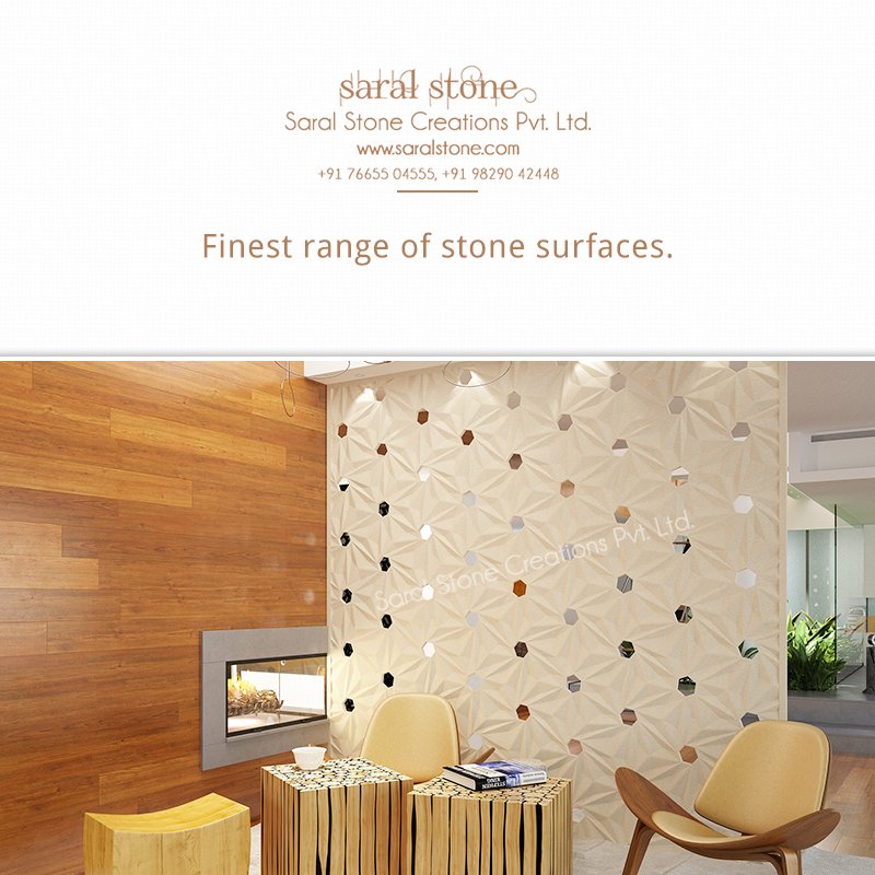 SaralStone's tweet photo. A complete range of textures, designs, and shades, from the classical to modern and even minimalistic ensures you can create your own masterpiece.
Visit: https://t.co/uEKLT7Q1Hj
#SaralStone #Texture #Design #Interior https://t.co/nE1cnkMpjP