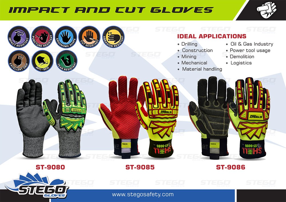 StegoTech's tweet image. #Stego #ShellSeries is #innovatively #designed for #HighImpact and High #CutResistant #gloves with #supreme #comfort and #dexterity that will deliver #solutions to wide #range of #industries.
Find out more about STEGO Shell Series here stegosafety.com/index.php 
#StegoGloves #PPE