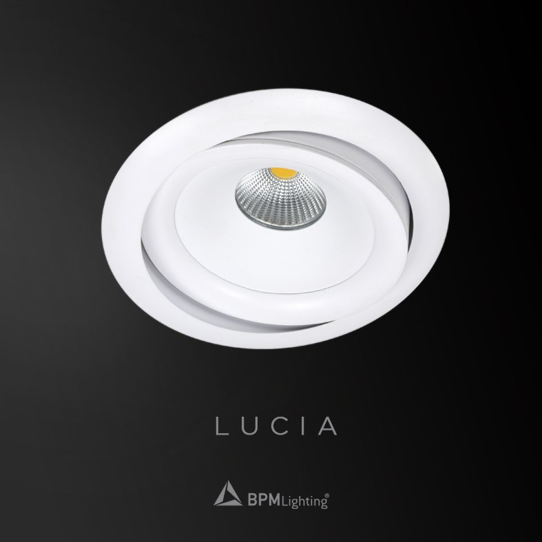 #Lucia #EngineeringLight
En blanco, negro o gris. De Ø86, Ø88 y Ø170. 
Abatible 45º
#BPMLighting #IluminaciónTécnica
bpmlighting.com