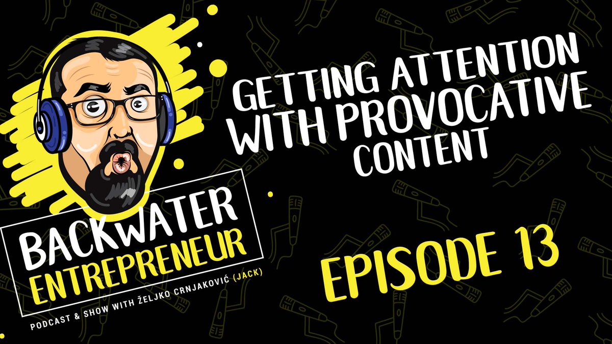 zeljko_su's tweet photo. How can #provocative #content effect your email #marketing and how to manage a negative reaction from the audience. Personal example in a new #backwaterentrepreneur #podcast.
https://t.co/jBmI3xiENN https://t.co/4q42gsNqXX