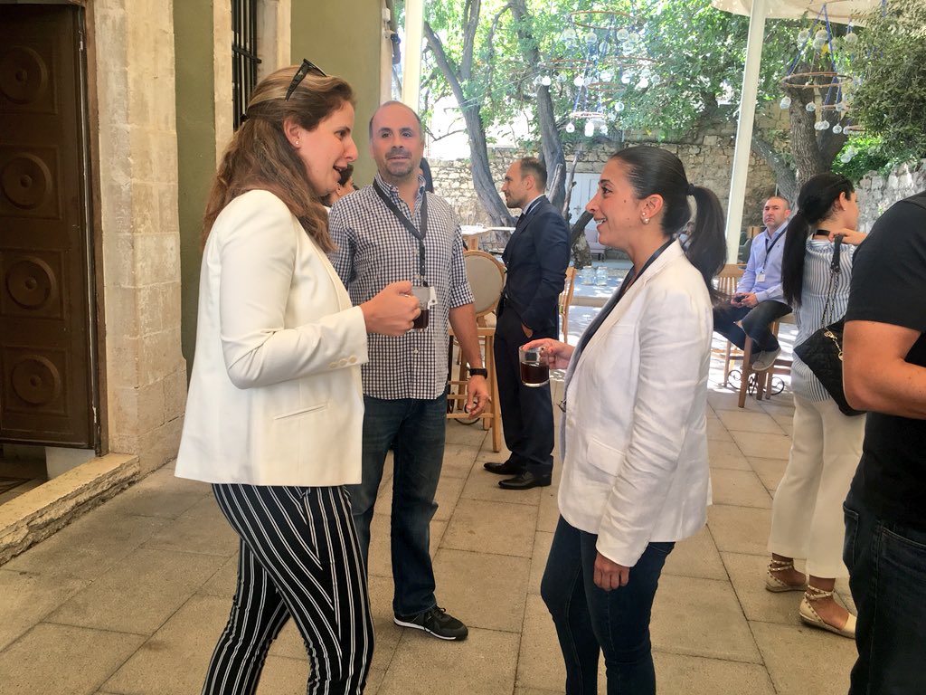 BeyondCapitalJo's tweet photo. Morning networking over coffee while our candidates, panelists and observers arrive for our 2nd #BeyondCapitalESP #entrepreneurs #Jordan #amman #startup #jo #entrepreneurship #investments #startuptoscaleup https://t.co/0hkTCx7Kdu