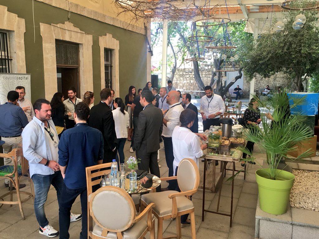 BeyondCapitalJo's tweet photo. Morning networking over coffee while our candidates, panelists and observers arrive for our 2nd #BeyondCapitalESP #entrepreneurs #Jordan #amman #startup #jo #entrepreneurship #investments #startuptoscaleup https://t.co/0hkTCx7Kdu