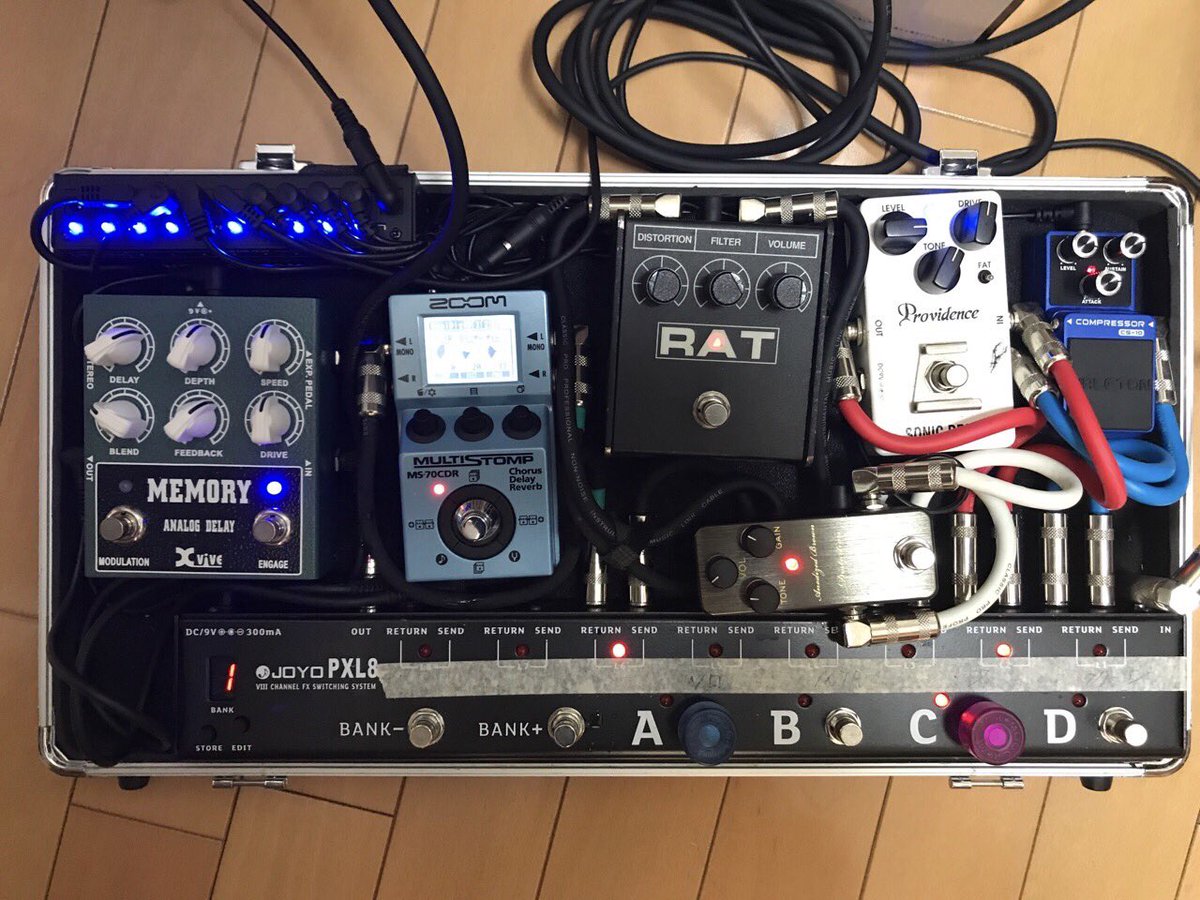 Hammbou On Twitter 山下久美子 演るからね またボードいじりました Rat2 入れましたよ リード用に 10月に向けて Rebecca とセトリは二本立てになるかな