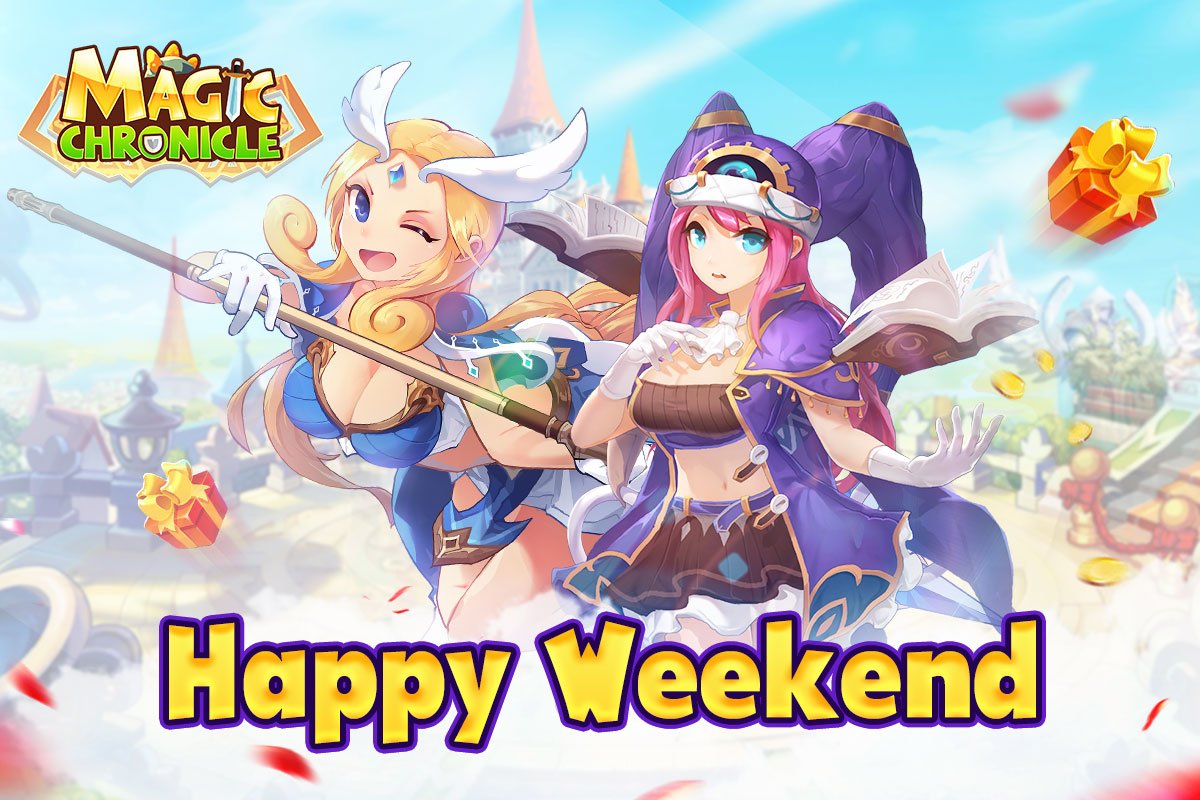 MagicChronicle_'s tweet photo. In a twinkling, weekend is here again. #greetings https://t.co/D8RgGCoIn0